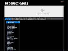 Tablet Screenshot of degestec.com